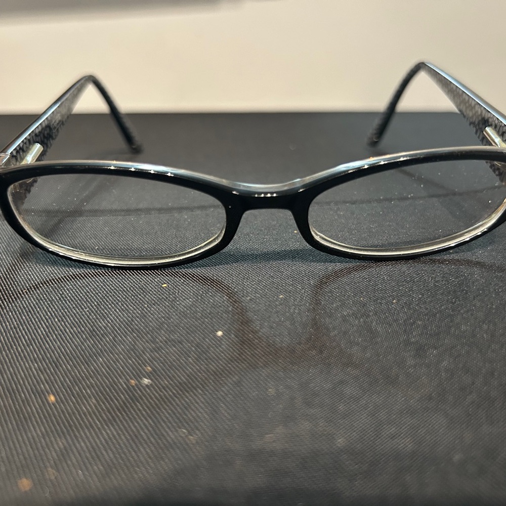 Coach Black Patterned Eyeglasses - image 2